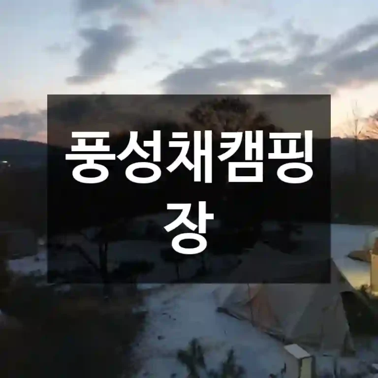풍성채캠핑장