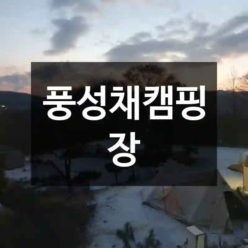 풍성채캠핑장