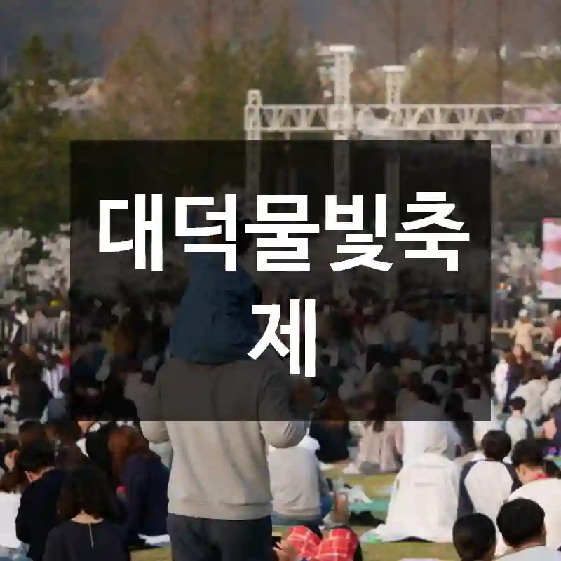 대덕물빛축제
