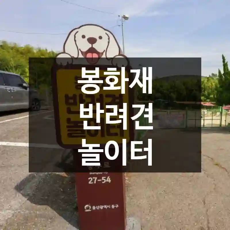 봉화재 반려견 놀이터