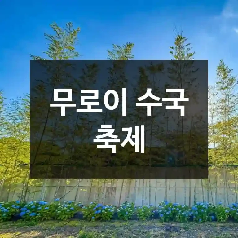 무로이 수국 축제