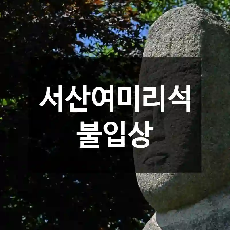 서산여미리석불입상