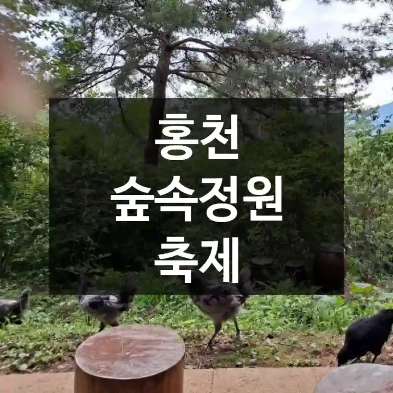 홍천 숲속정원 축제
