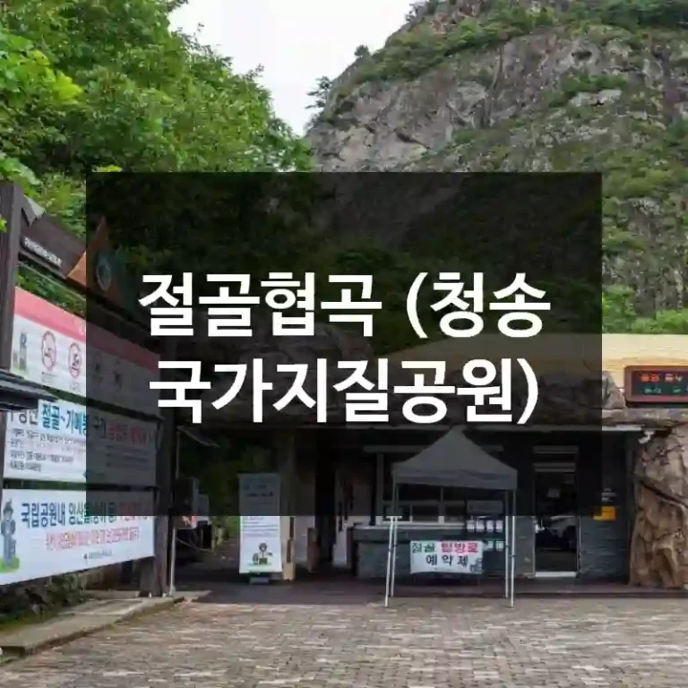 절골협곡 (청송 국가지질공원)