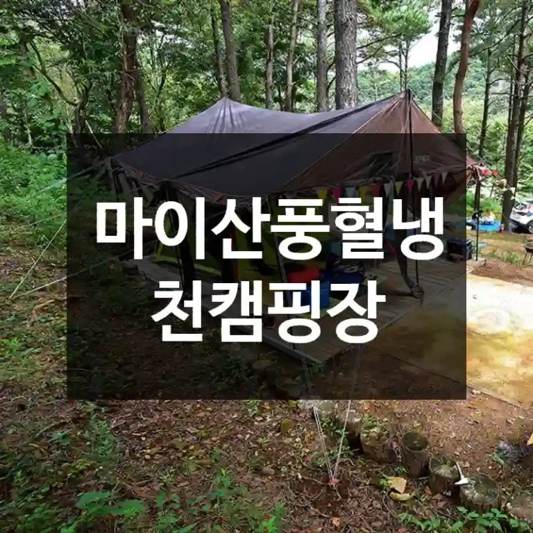 마이산풍혈냉천캠핑장