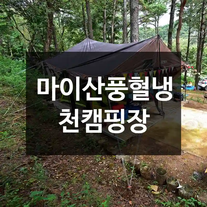마이산풍혈냉천캠핑장