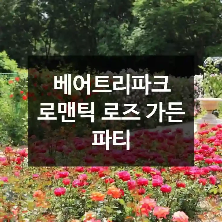 베어트리파크 로맨틱 로즈 가든 파티
