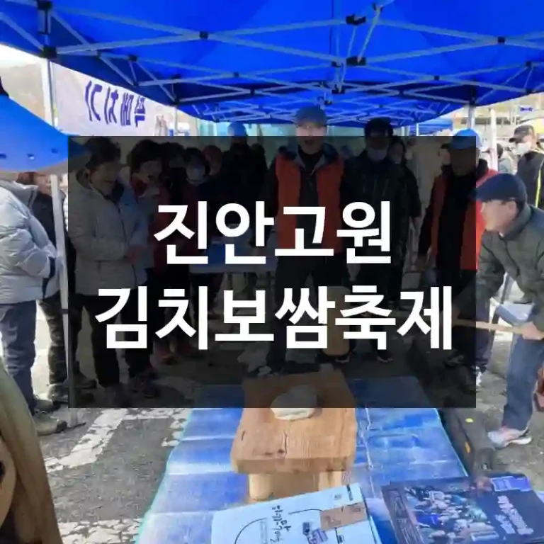 진안고원 김치보쌈축제