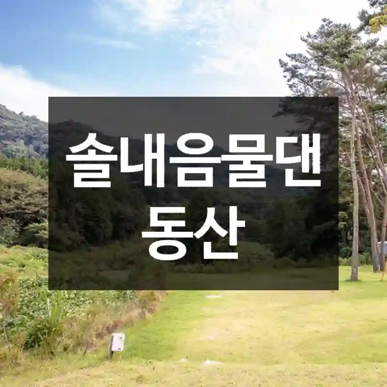 솔내음물댄동산