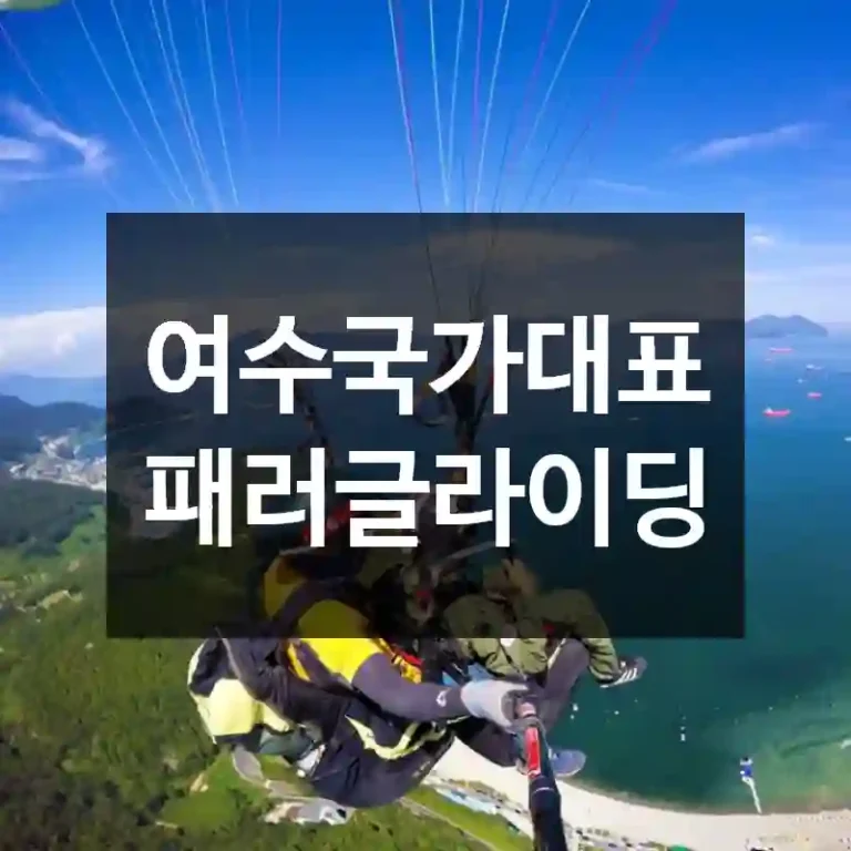 여수국가대표패러글라이딩