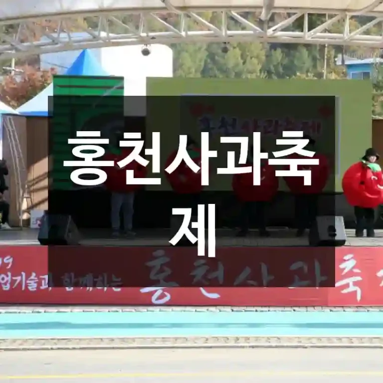 홍천사과축제