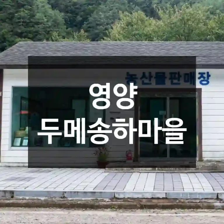 영양 두메송하마을