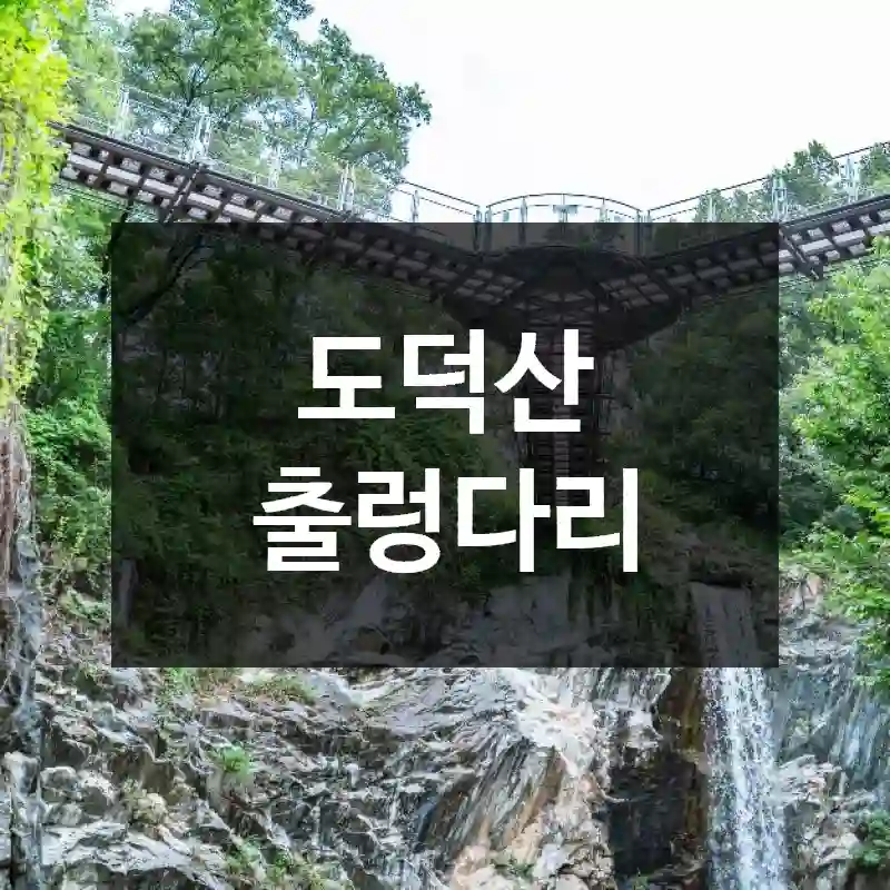 도덕산 출렁다리