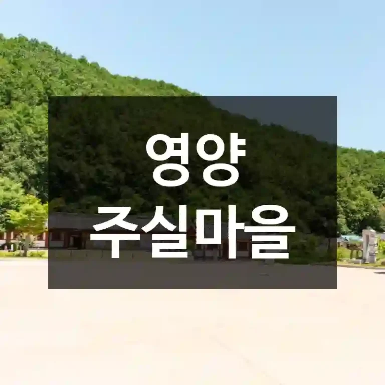 영양 주실마을