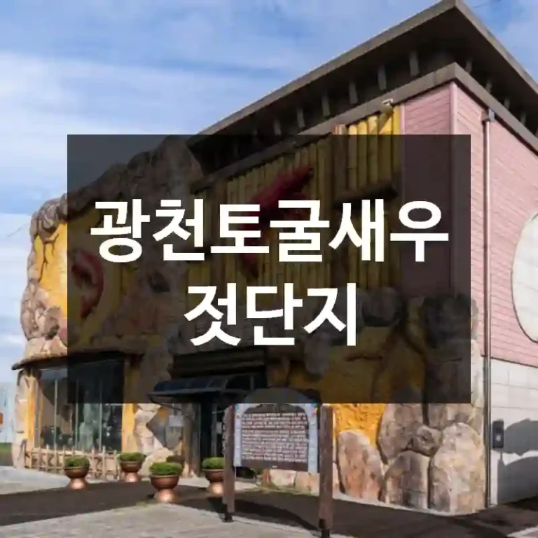 광천토굴새우젓단지