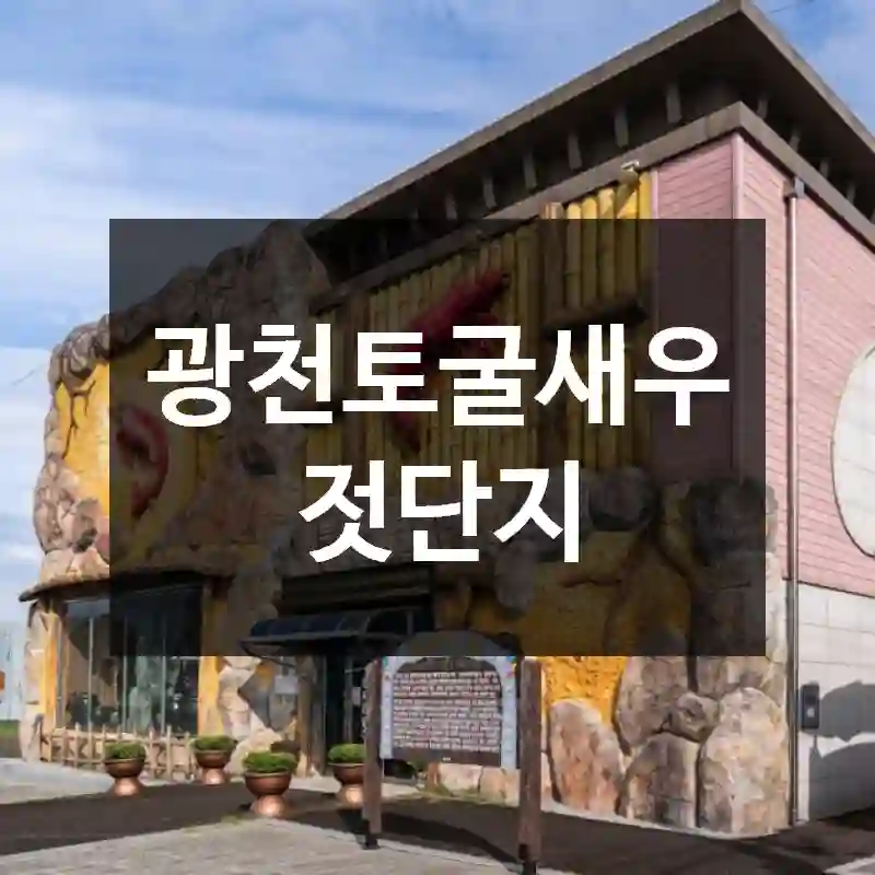 광천토굴새우젓단지