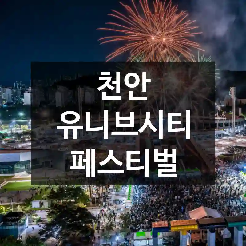천안 유니브시티 페스티벌