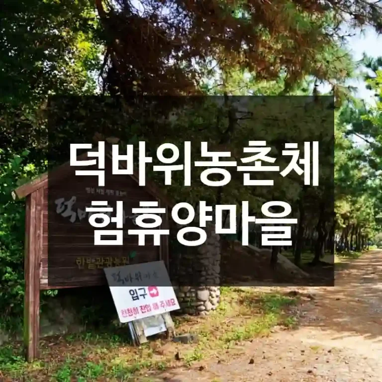 덕바위농촌체험휴양마을